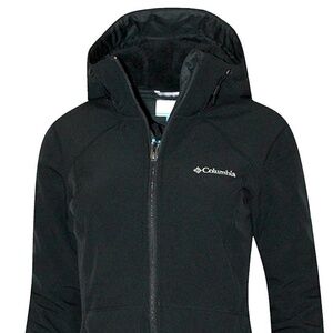Columbia Alpine Fir windproof jacket coat black S Small